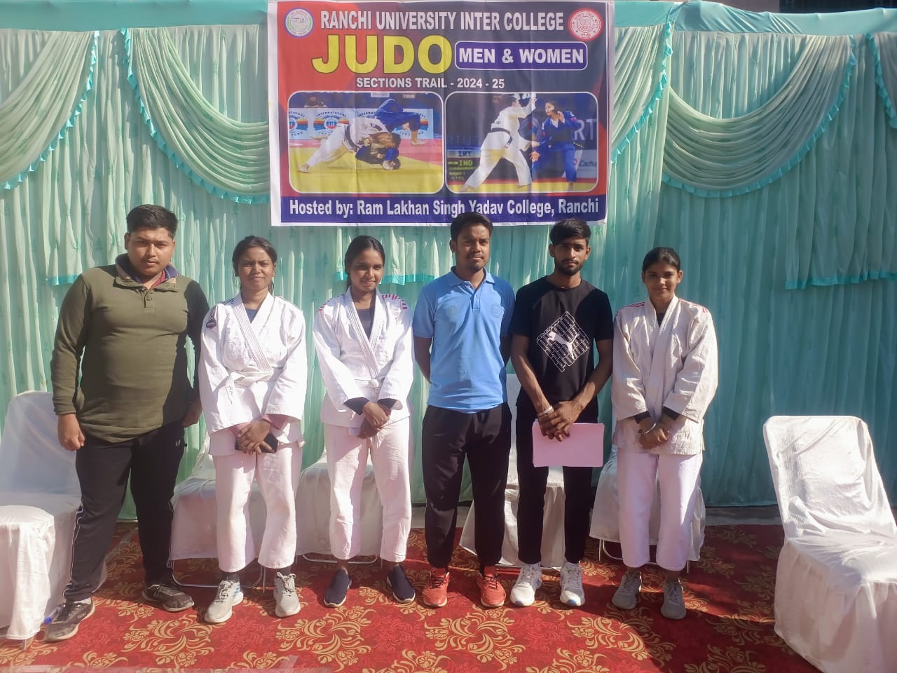 On 12th December 2024, four talented students from Mahavidyalaya were selected for the Ranchi University Judo Team during the selection trials held at R.L.S.Y College, Kokar, Ranchi.