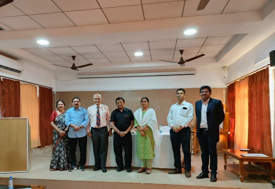 A farewell-cum-blessing ceremony was organized for the superannuating faculty member of the Mahavidyalaya,Dr.P K Sinha, Department of Philosophy.