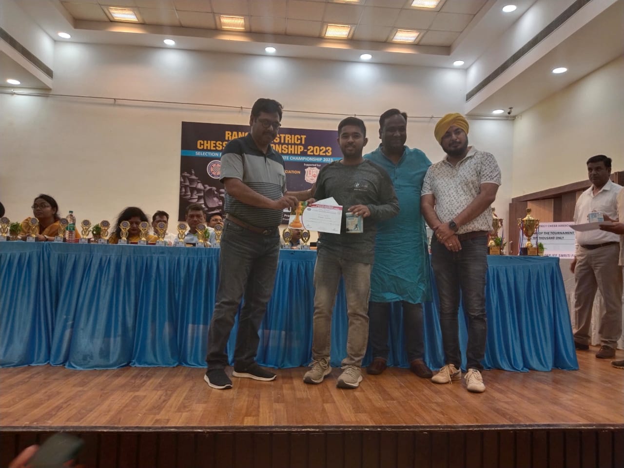Congratulations to Aniket Verma ,a student of B.Com (2020-23) for his impressive performance in the Ranchi District Chess Championship 2023