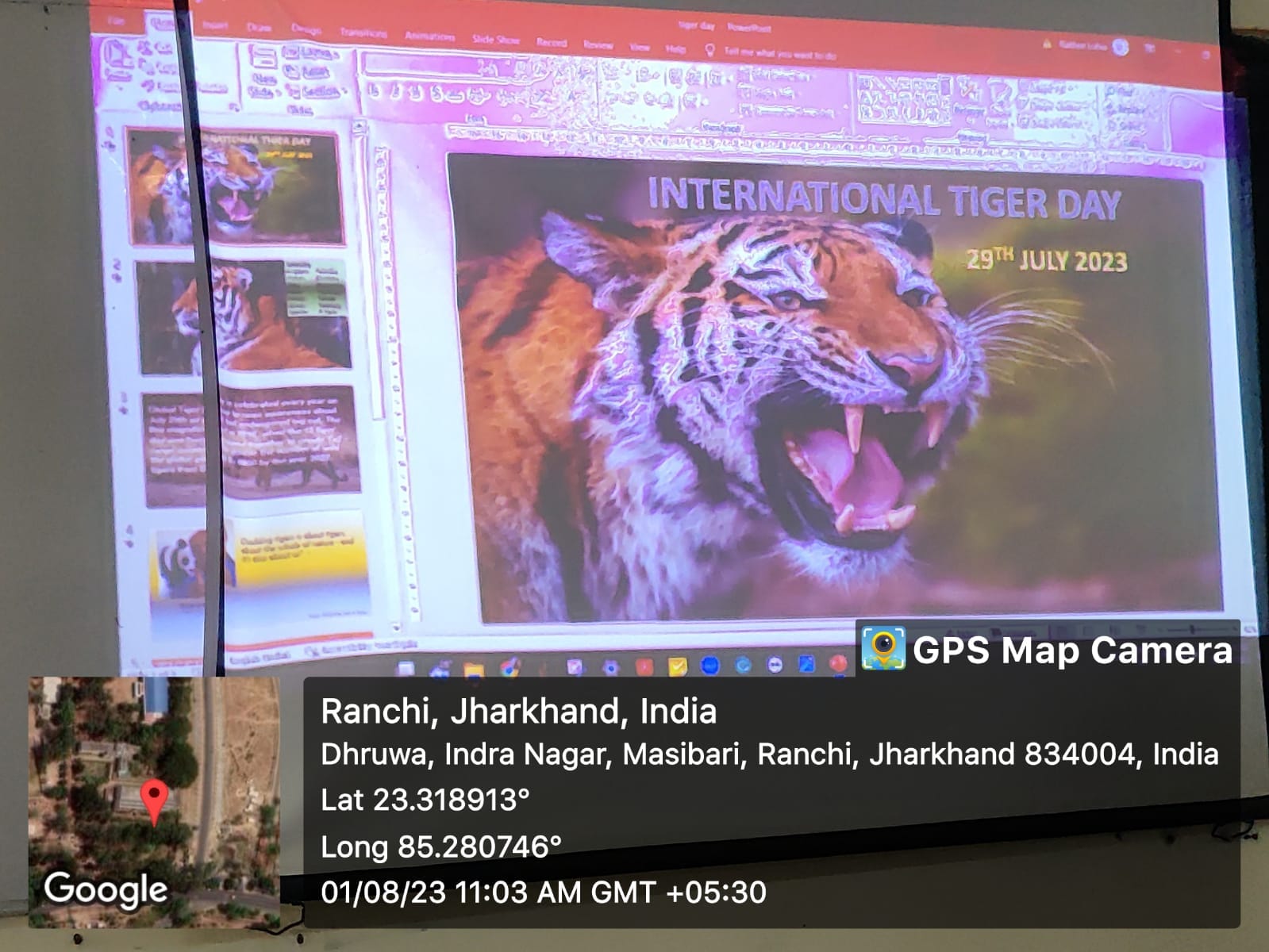 On August 1st, 2023, the Department of Zoology celebrated International Tigers Day
