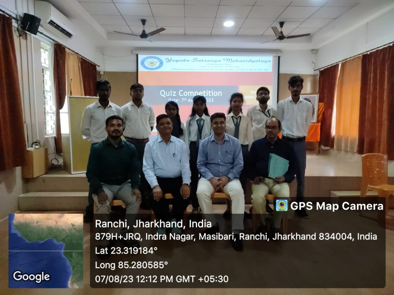 The Department of Chemistry organized a Quiz competition for the students