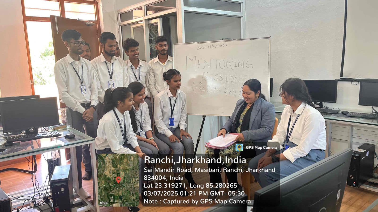 The Department of CA & IT organized a mentoring session for students of the CA & IT program (Session: 2024-27).