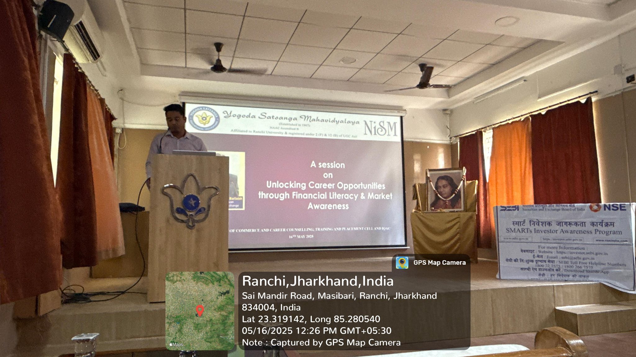The Department of Commerce, in collaboration with the Career Counseling, Training, and Placement Cell and the IQAC, organized a value-enriched session on *Unlocking Career Opportunities through Financial Literacy and Market Awareness.*