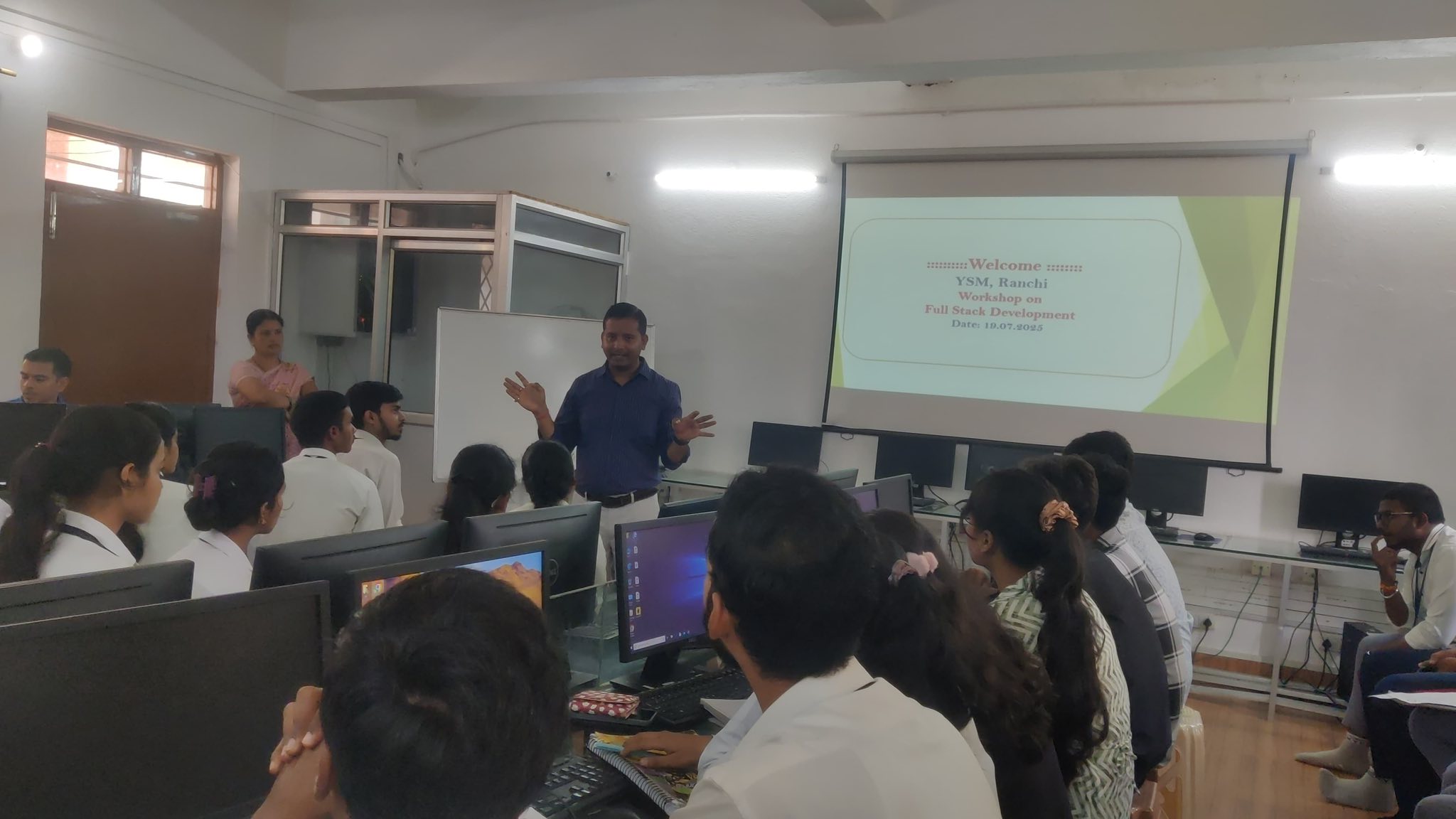 The Department of Computer Applications & Information Technology organized an insightful Workshop Session on Full Stack Application Development with Deployment for the students of CA & IT.