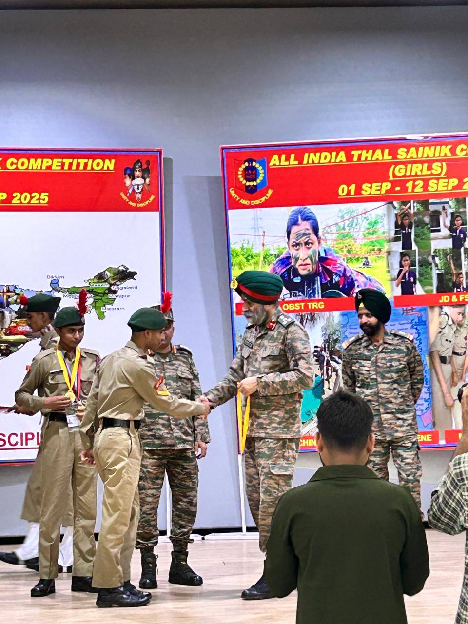 We are extremely proud that NCC Cadet Abhijit Kumar of our college performed excellently in the 12-day All India Army Camp held in New Delhi and won the gold medal by securing first position in the quiz competition.