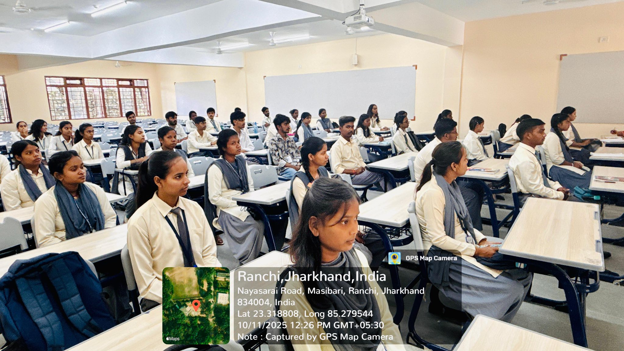 A session on *Commerce to Corporate -Career Guidance by ICSI* was conducted on 11th October 2025 in LH2, MPH, by the Chairperson of the Ranchi Chapter of ICSI. 