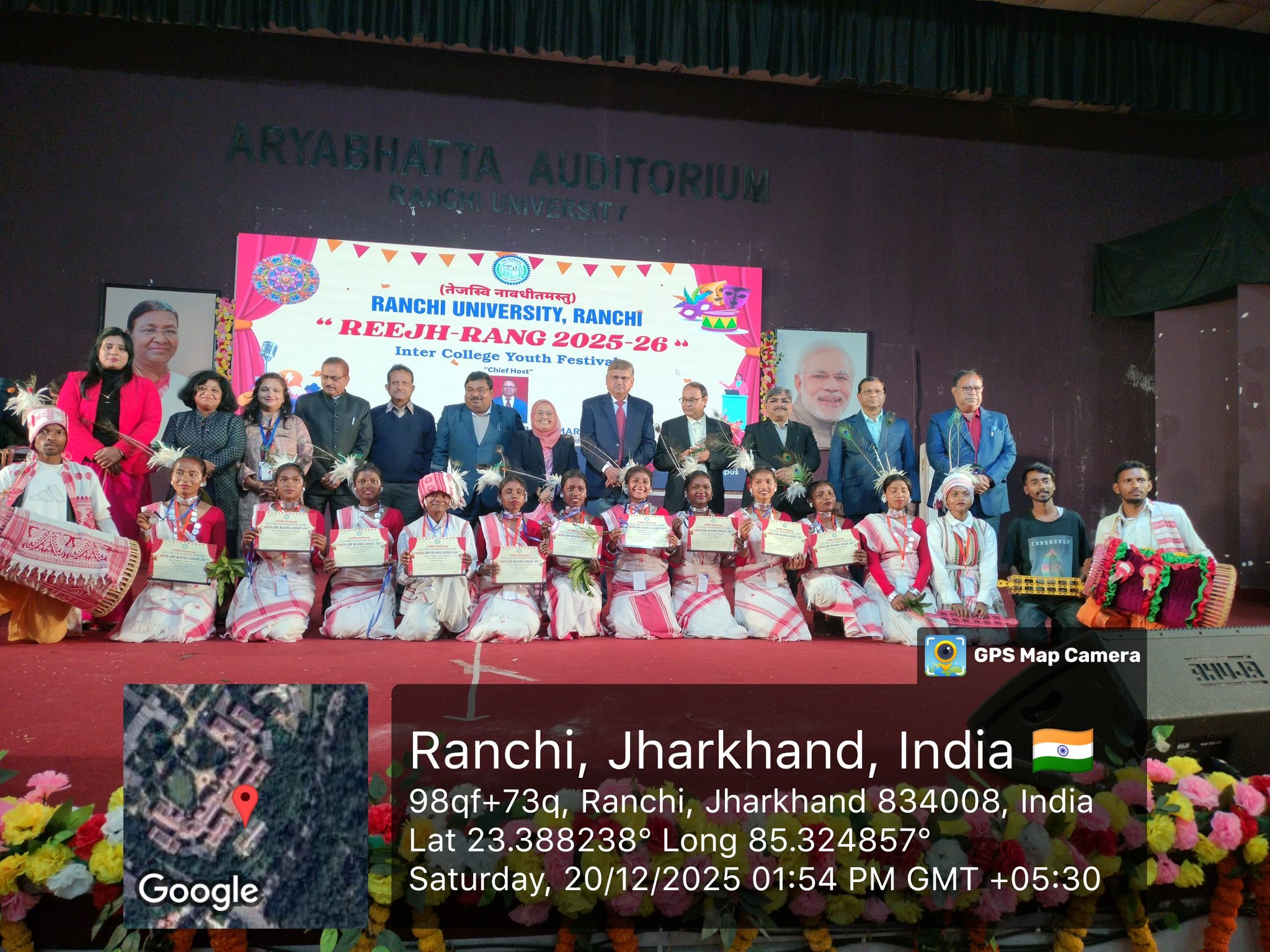 Yogoda Satsanga Mahavidyalaya actively participated in the Inter College Youth Festival “REEJH-RANG 2025–26,” organised by Ranchi University.