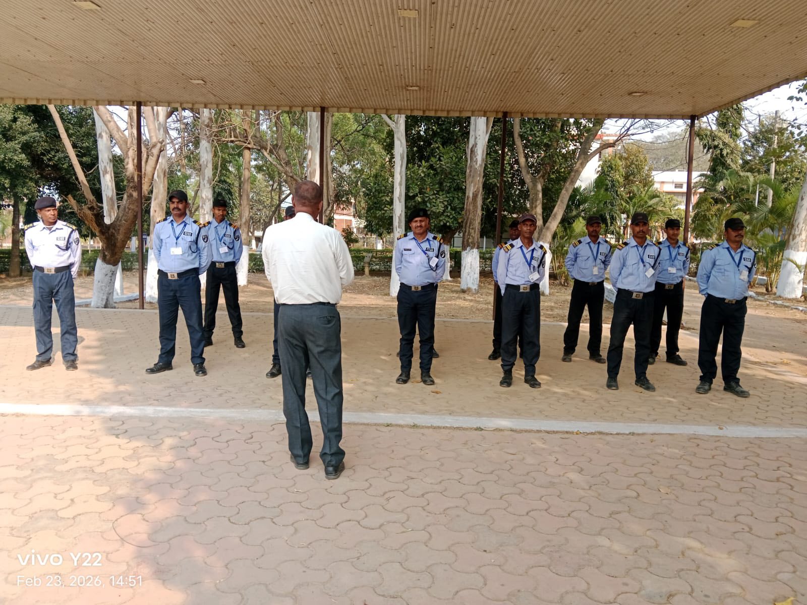 Monthly Security Training Programme Conducted at YSM Campus